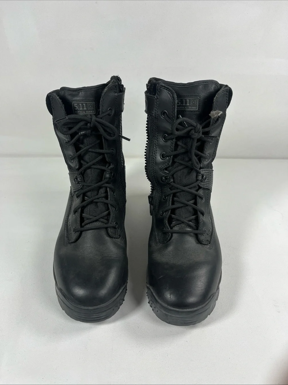 5.11 Tactical Mens ATAC 8” Side Zip Boots Black Combat Lace Up Men’s 11